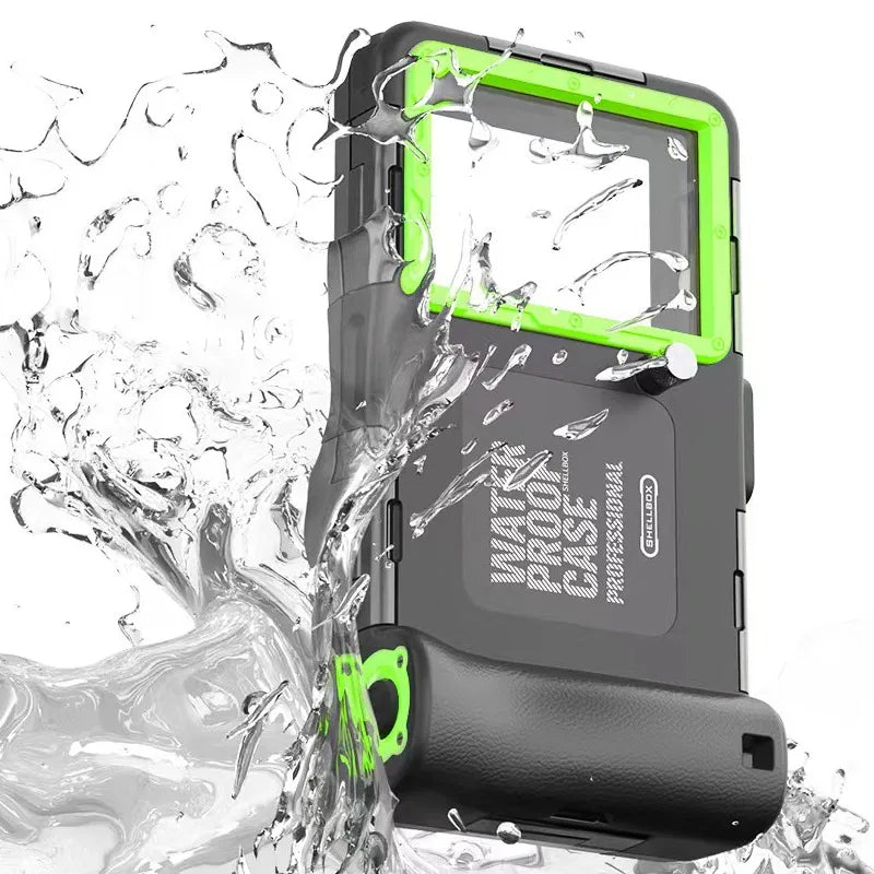 Waterproof Diving Case with Lanyard for iPhone & Samsung (up to 6.8")