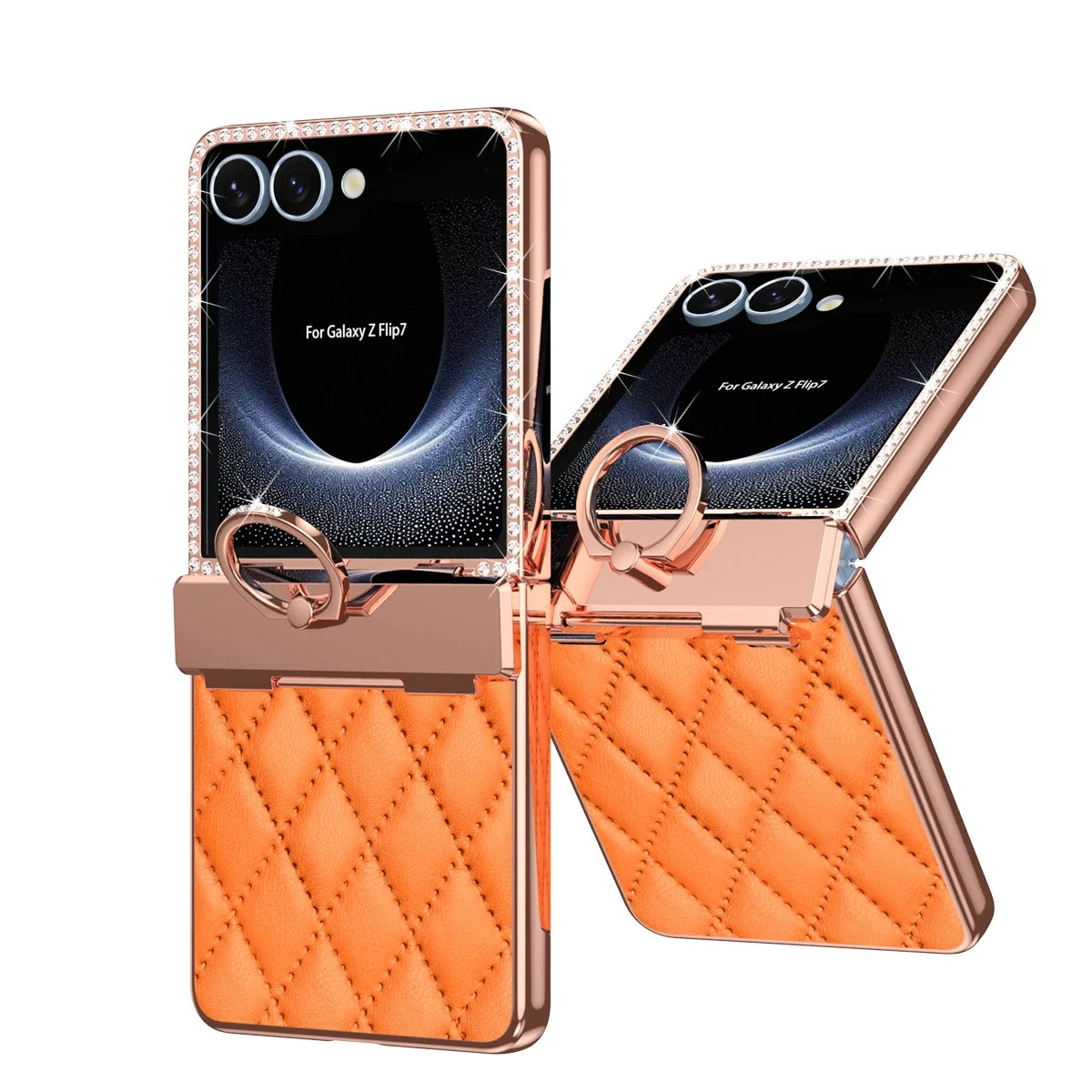 Diamond Pattern Ring Case