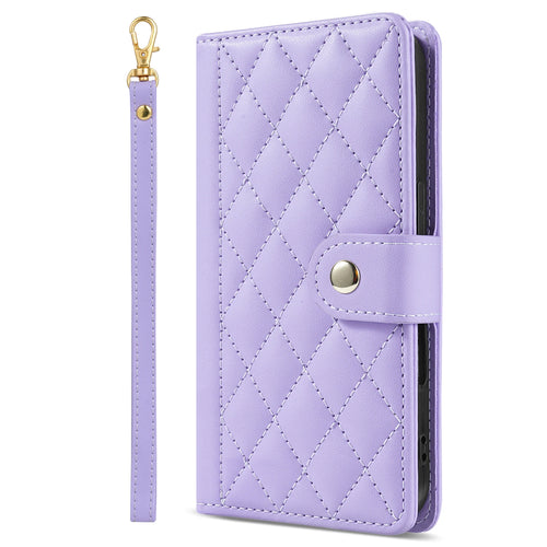 Strap 3D Leather Wallet Book Case