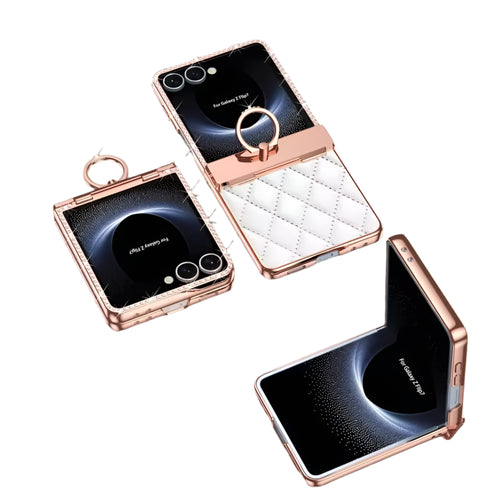 Diamond Pattern Ring Case