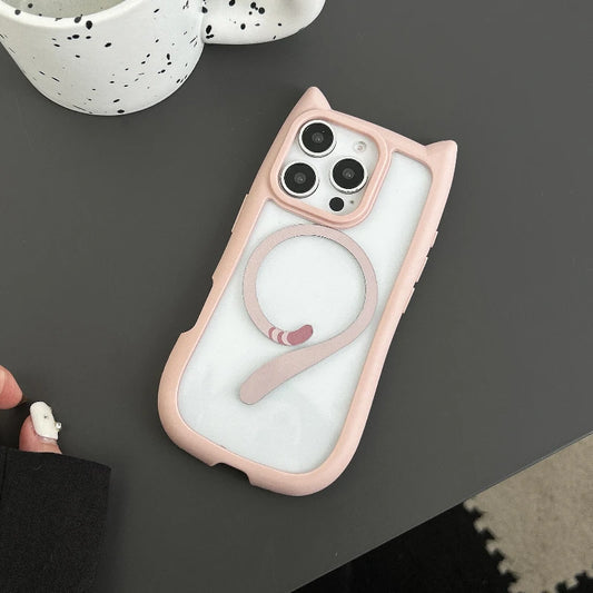 3D Cat Ear Magnetic Case