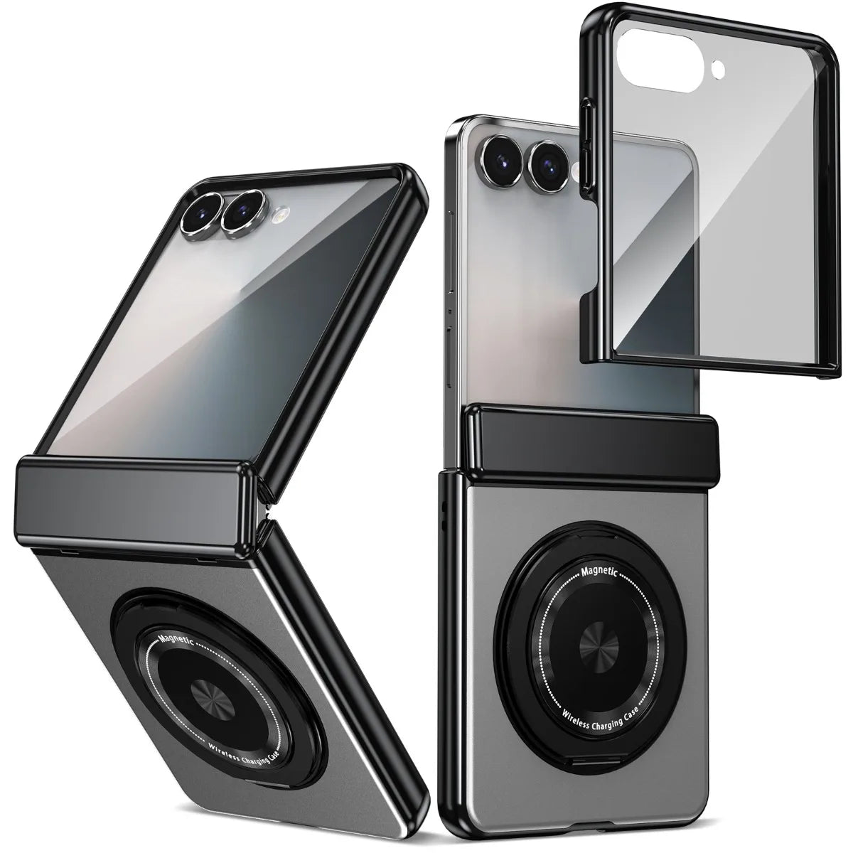 Premium 360° Rotating Magnetic Ring Case