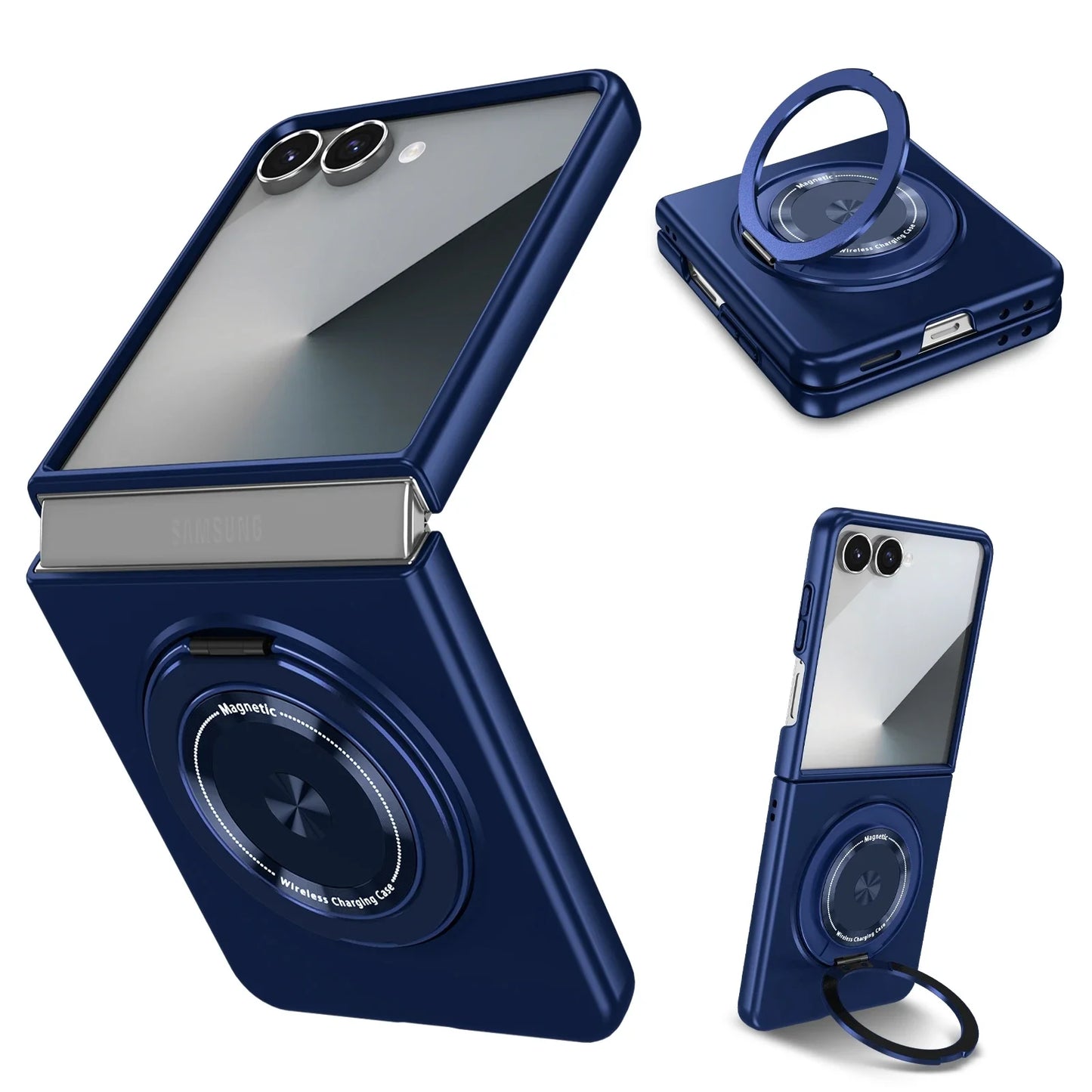 360° Ring Holder Magnetic Case