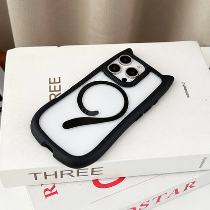 3D Cat Ear Magnetic Case