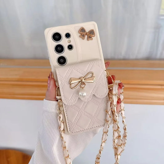 Bowknot Crossbody Wallet Case