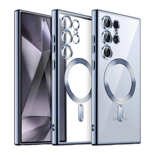 Luxury Magnetic Plating Clear Case