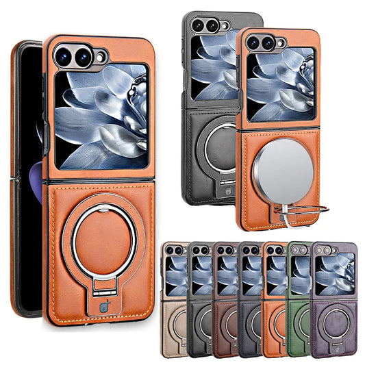 Luxury Magnetic Flip Leather Case