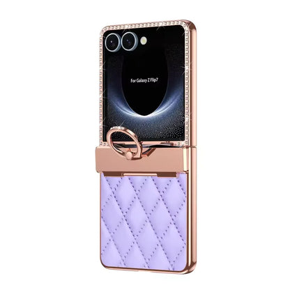 Diamond Pattern Ring Case