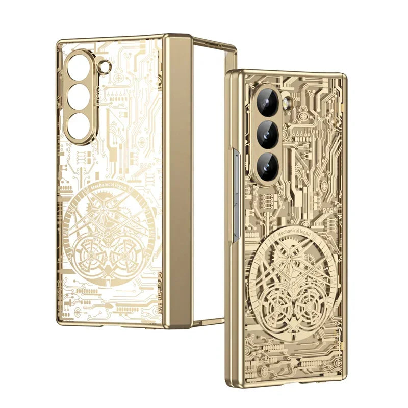 Electroplated Anti-Drop Hinge Case