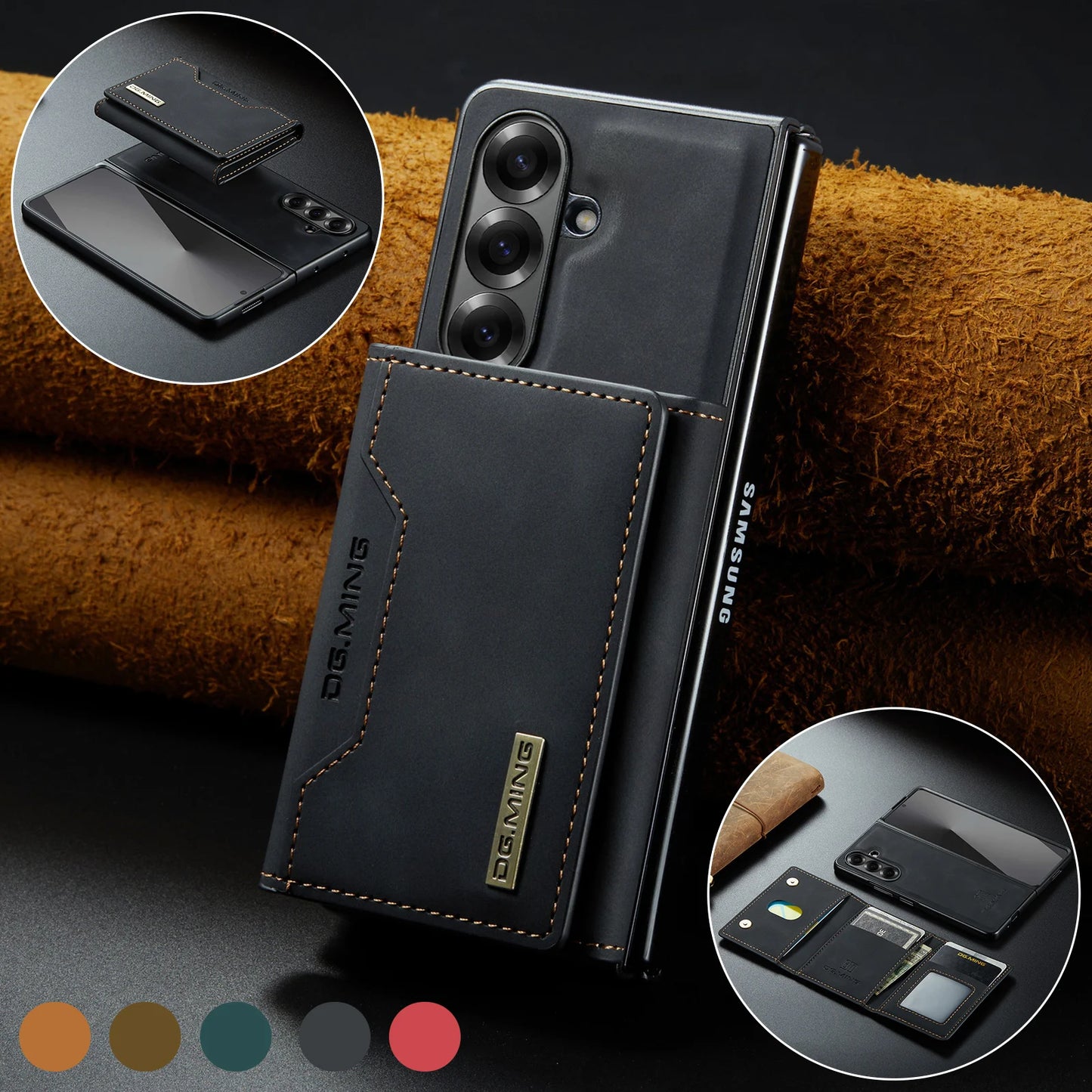 2-in-1 Magnetic Wallet Case for Galaxy Z Fold 7/6/5