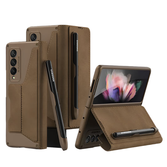 Card Slot Flip Wallet Leather