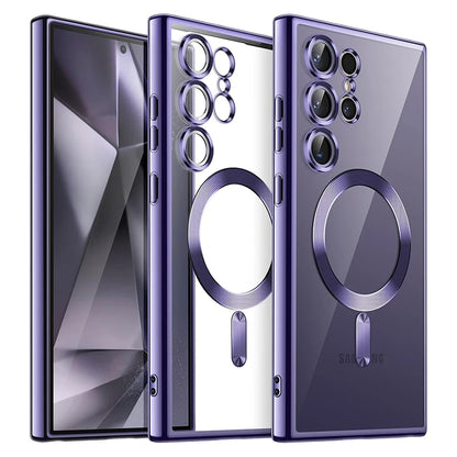 Luxury Magnetic Plating Clear Case