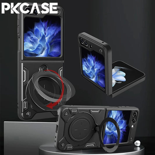 PKCASE Magnetic Ring Stand Shockproof Case