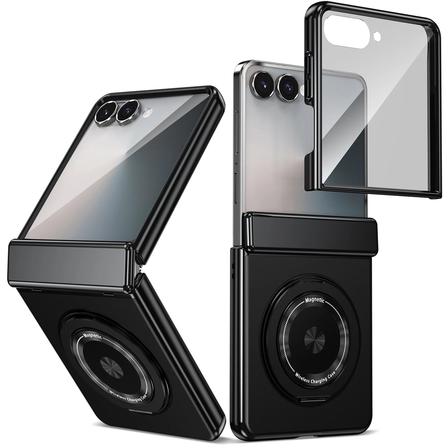 Premium 360° Rotating Magnetic Ring Case