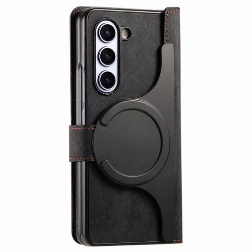 Leather Magnetic Wallet Case For Z Fold